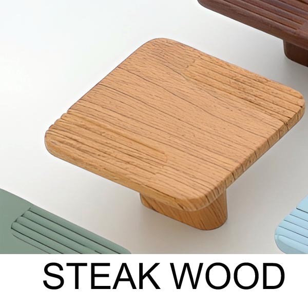 Wooden Cabinet Knob (Teak Wood Finish) — Hardware — SIDDHI