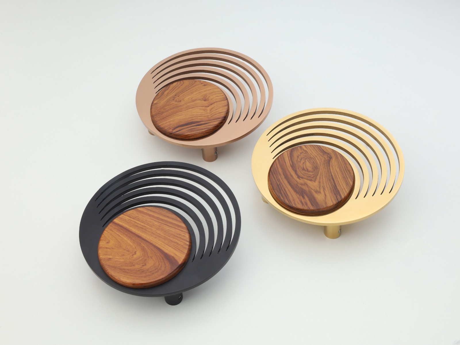 Cabinet Knob with Wooden Inlay — Hardware — SIDDHI