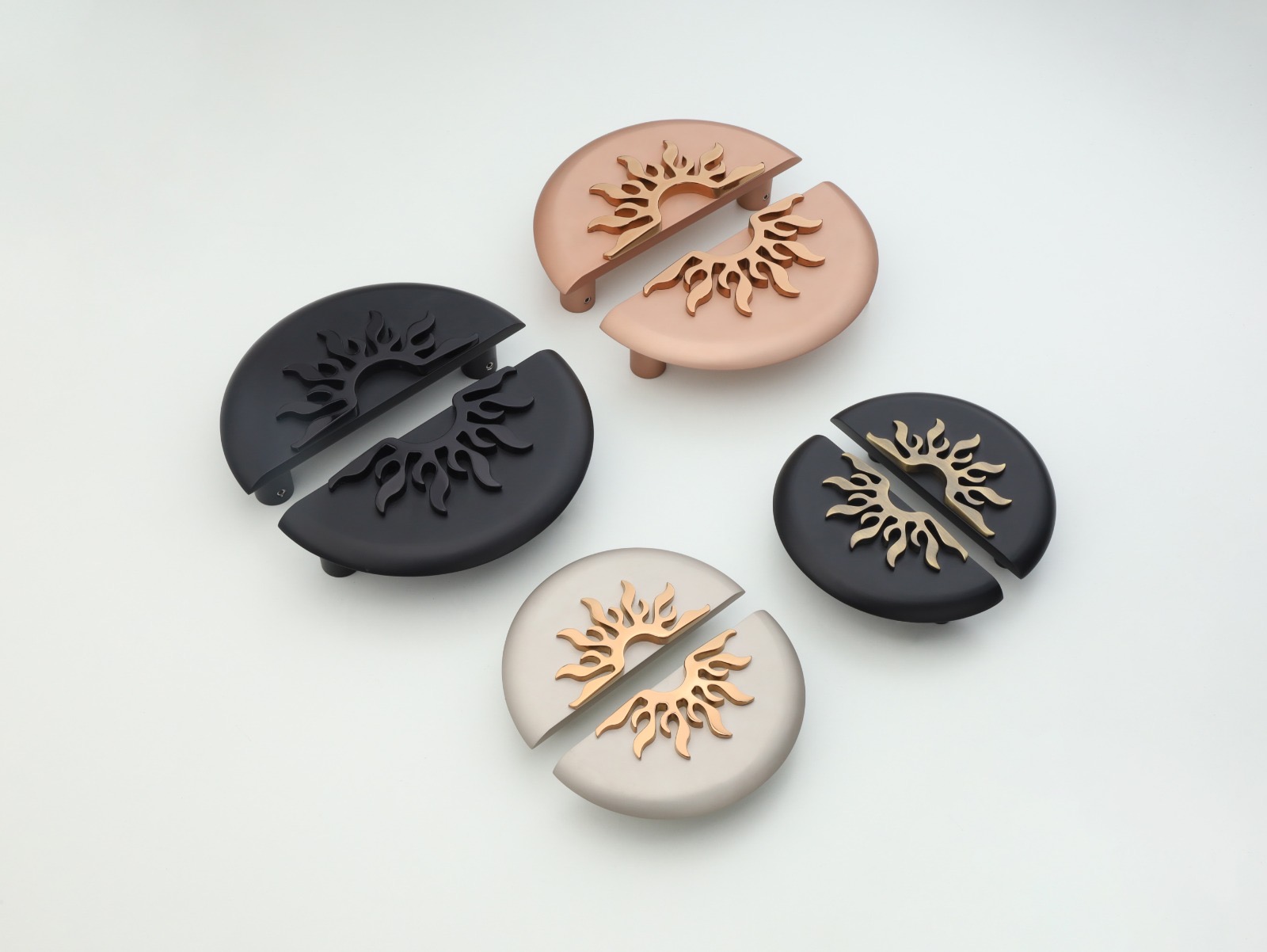 Premium Sunburst Designer Cabinet Knob Set — Hardware — SIDDHI