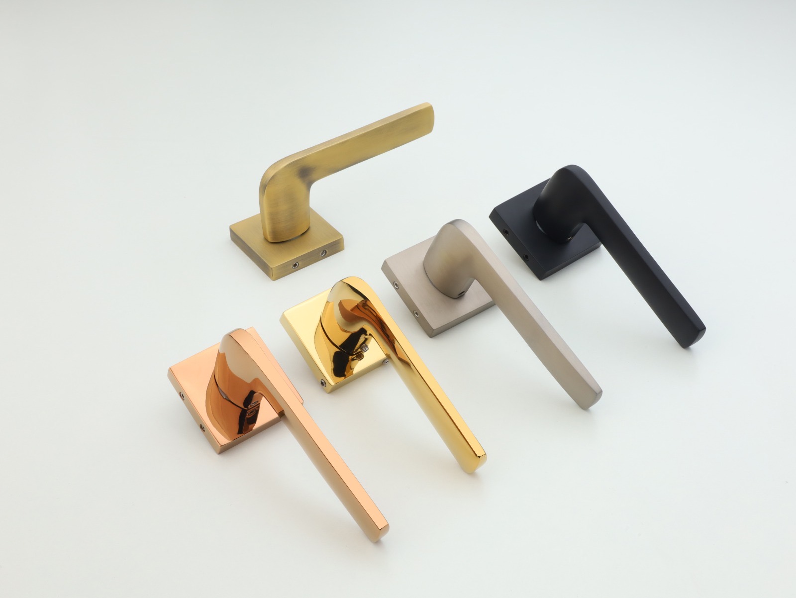 Premium Square Rosette Window Handle — RoseHandle — SIDDHI