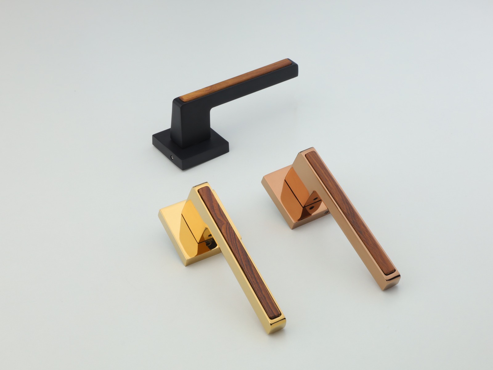 Premium Inlay Lever Handle — RoseHandle — SIDDHI