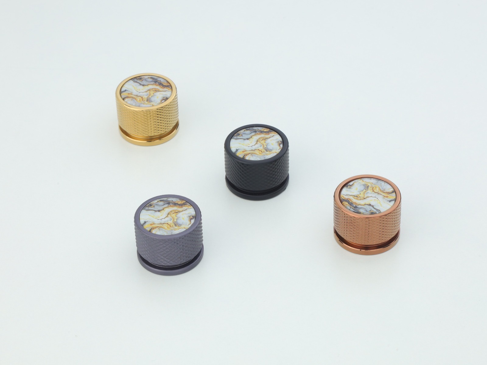 Premium Marble Top Designer Cabinet Knob — Hardware — SIDDHI