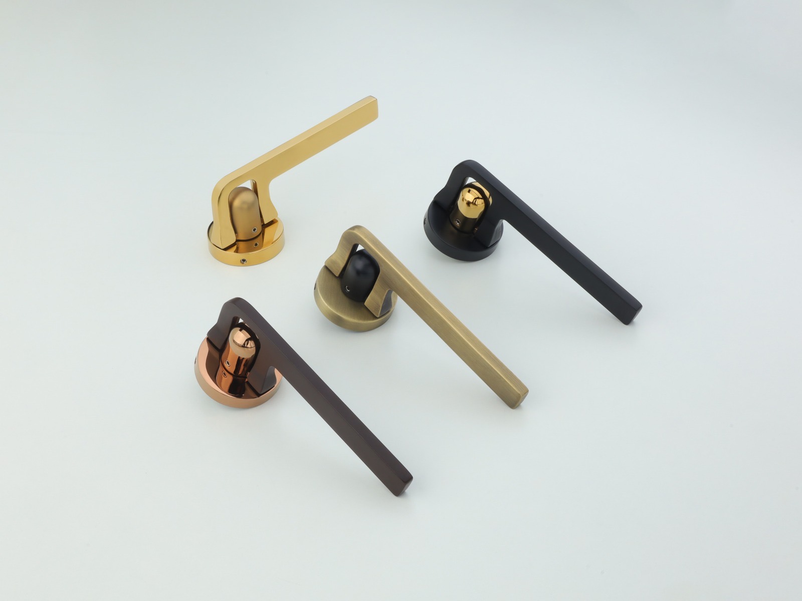 Premium Modern Door Lever Handle — RoseHandle — SIDDHI