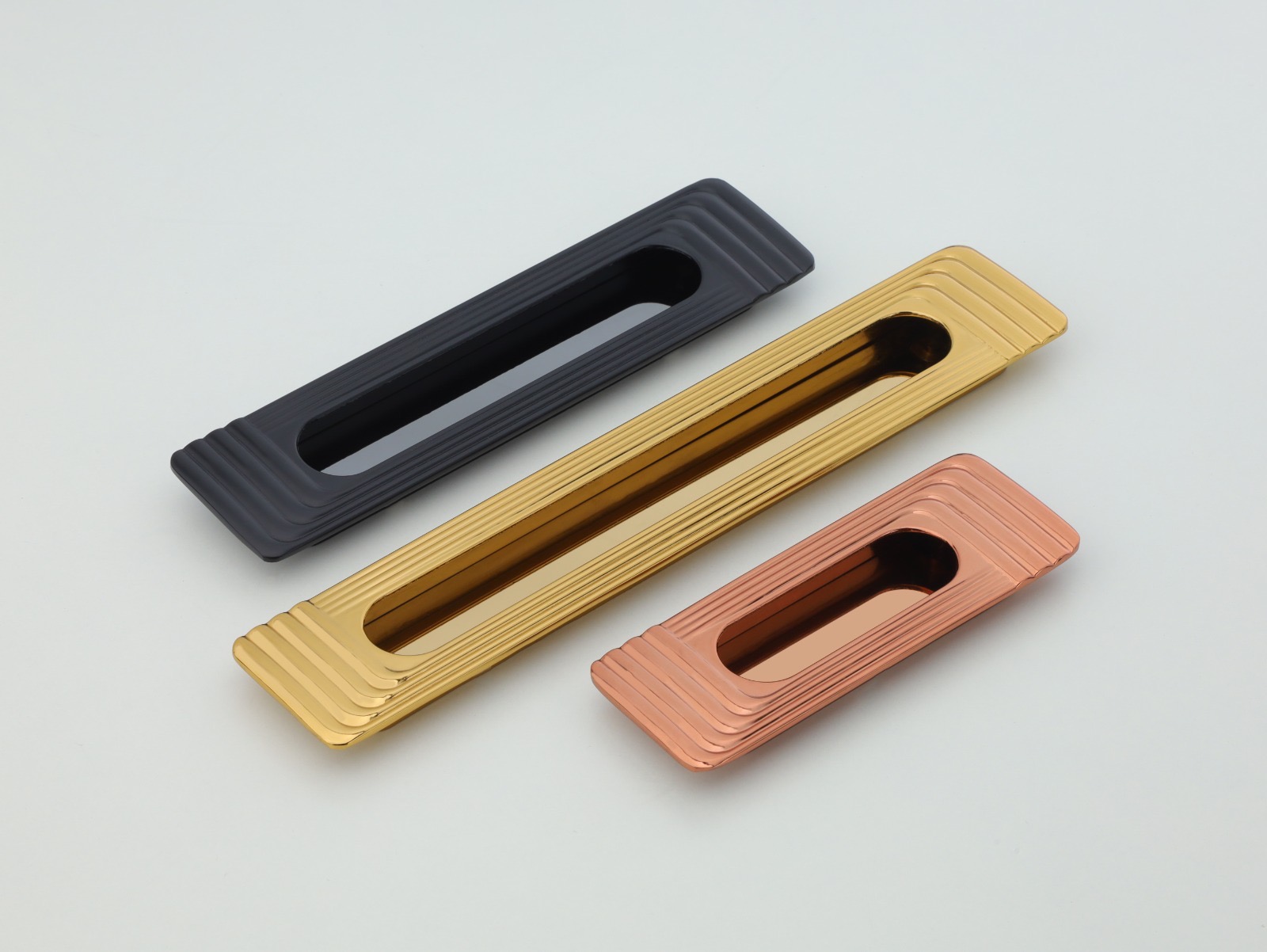 Premium Fluted Recessed Cabinet Pull Handle — Handle — SIDDHI