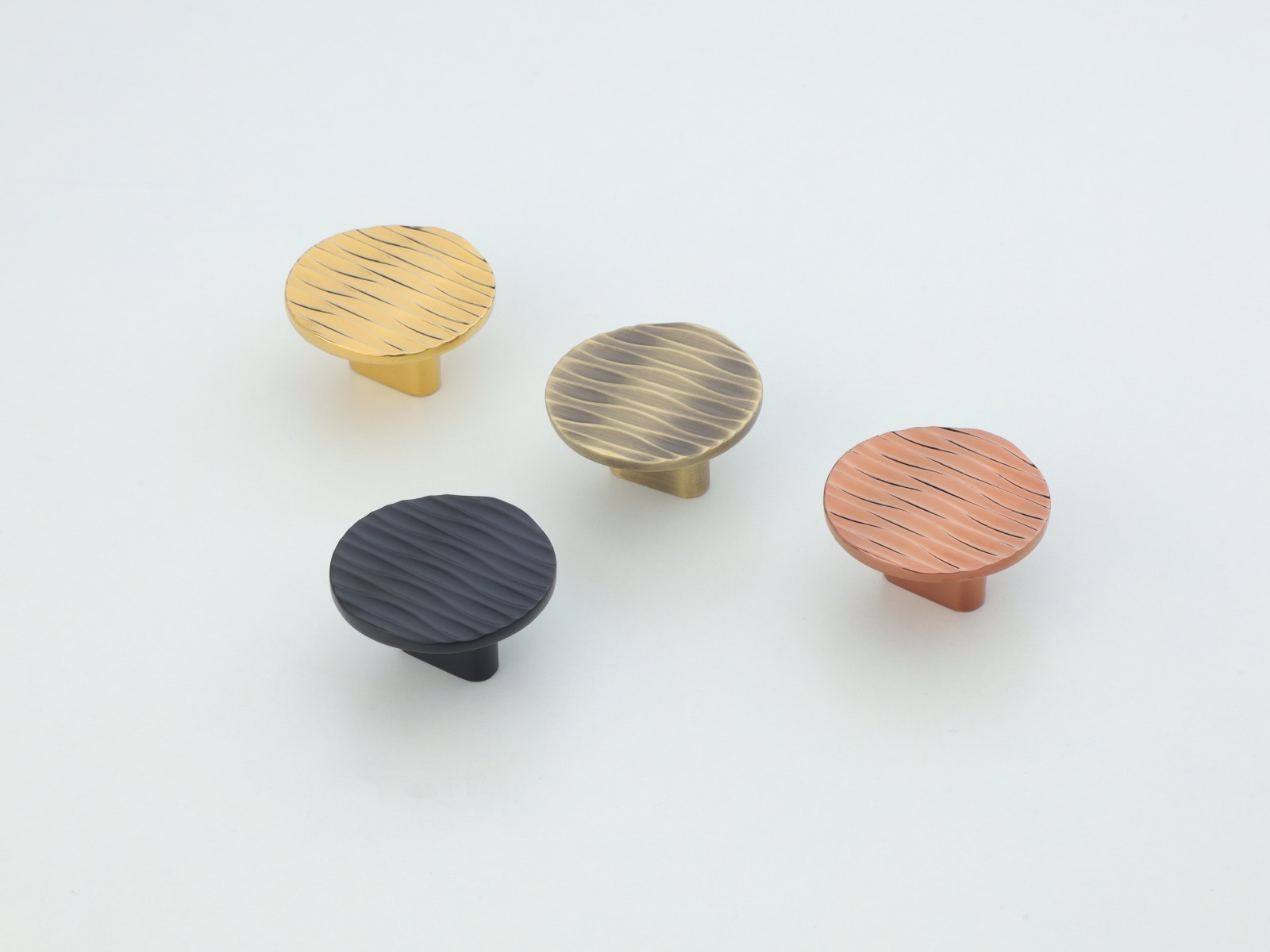 Premium Textured Round Cabinet Knob — Hardware — SIDDHI
