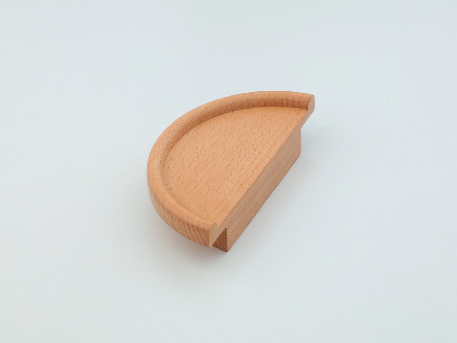 Premium Wooden Half-Moon Cabinet Pull — Hardware — SIDDHI