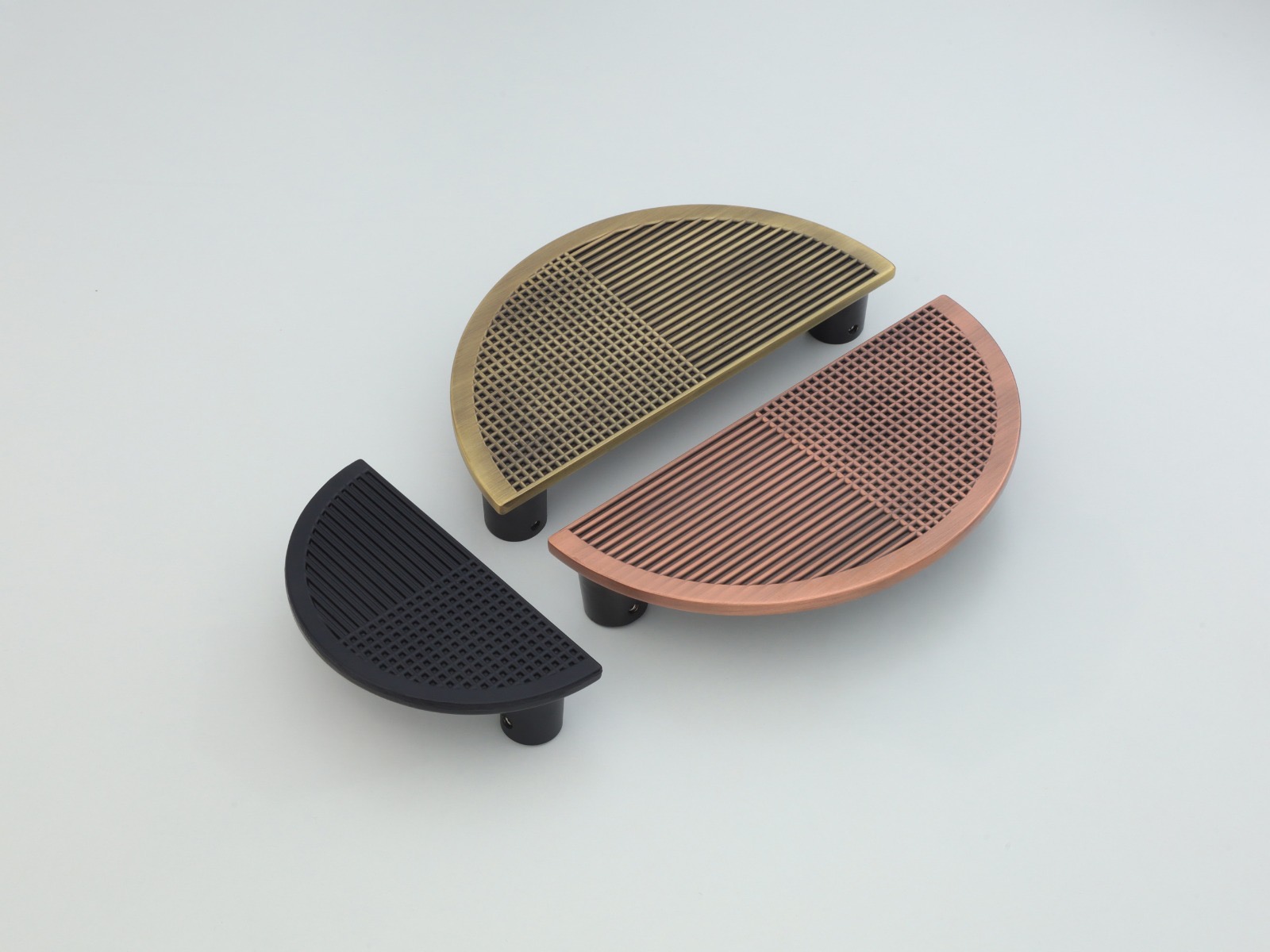 Half-Moon Textured Cabinet Handle — Handle — SIDDHI