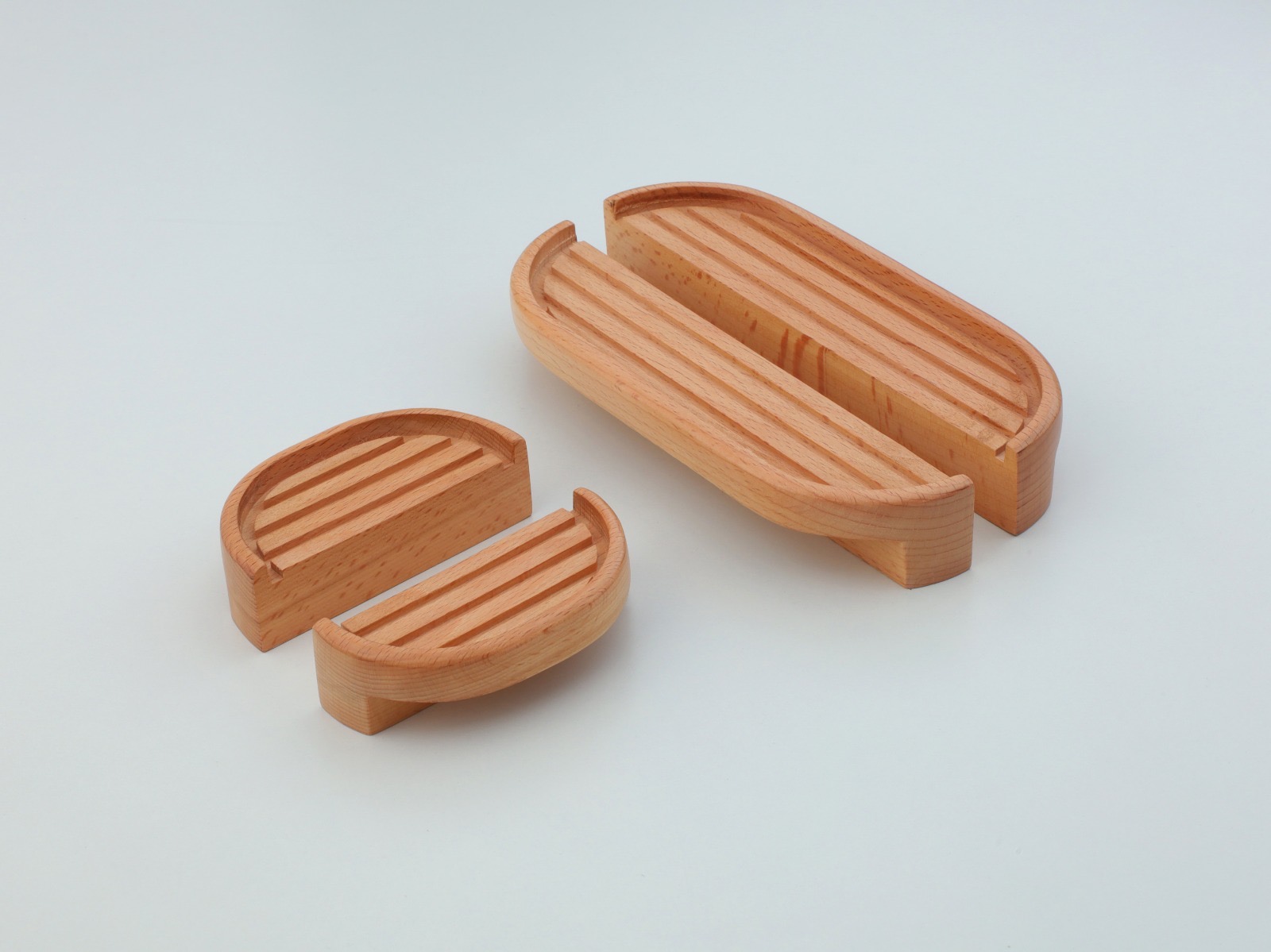 Minimalist Wooden Half-Moon Handle — Handle — SIDDHI