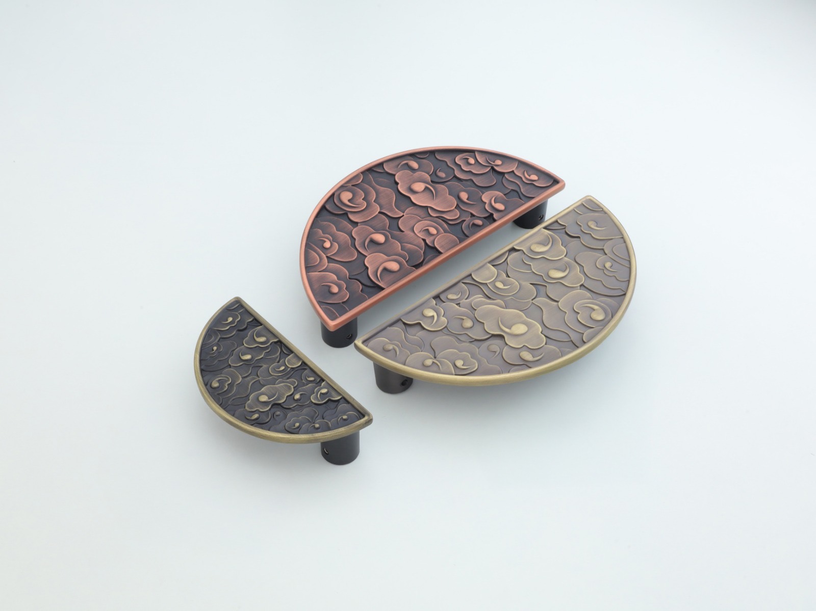 Premium Floral Half-Moon Cabinet Handle — Handle — SIDDHI