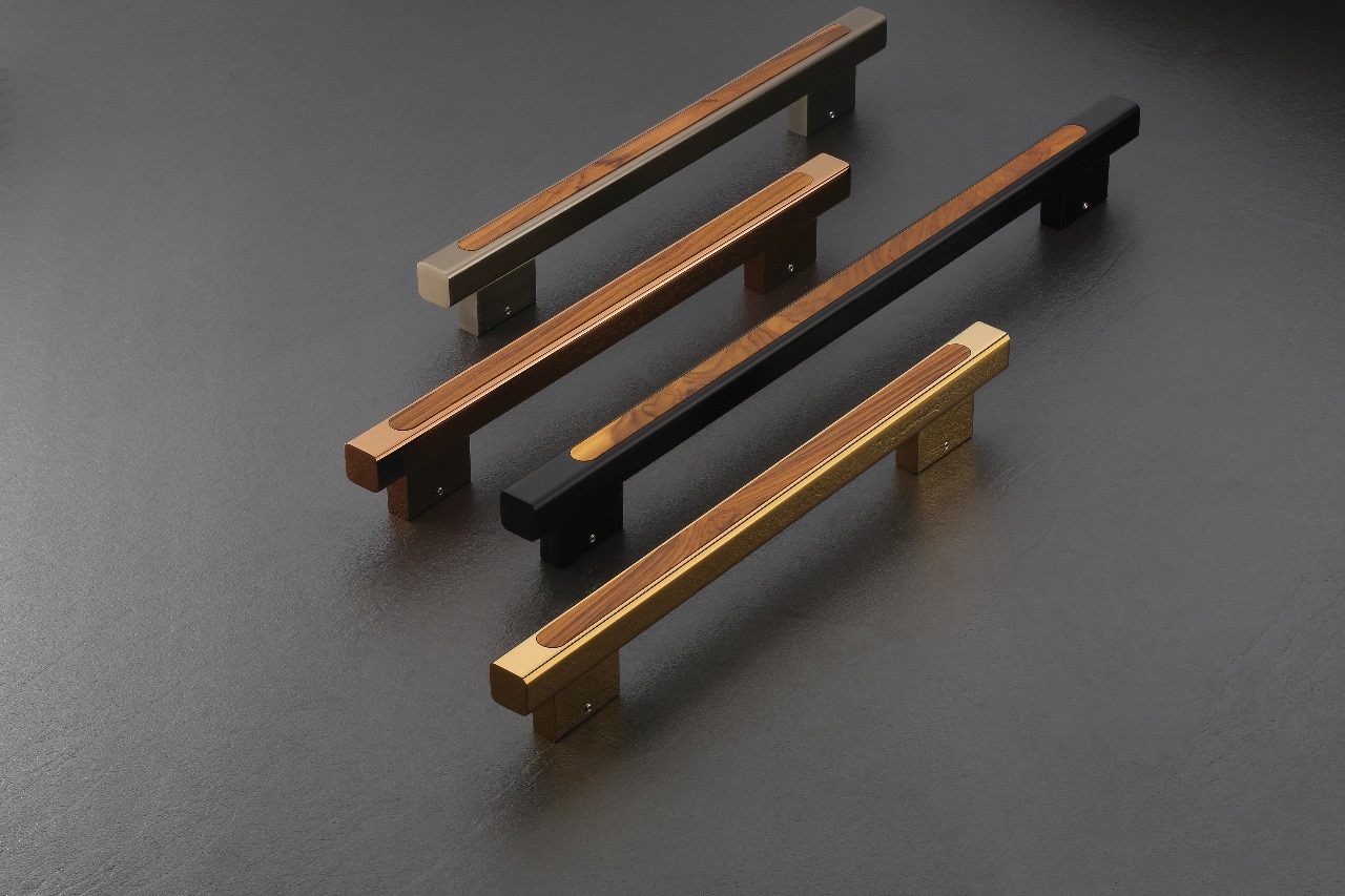 Premium Wood Inlay Cabinet Pull Handle — Handle — SIDDHI