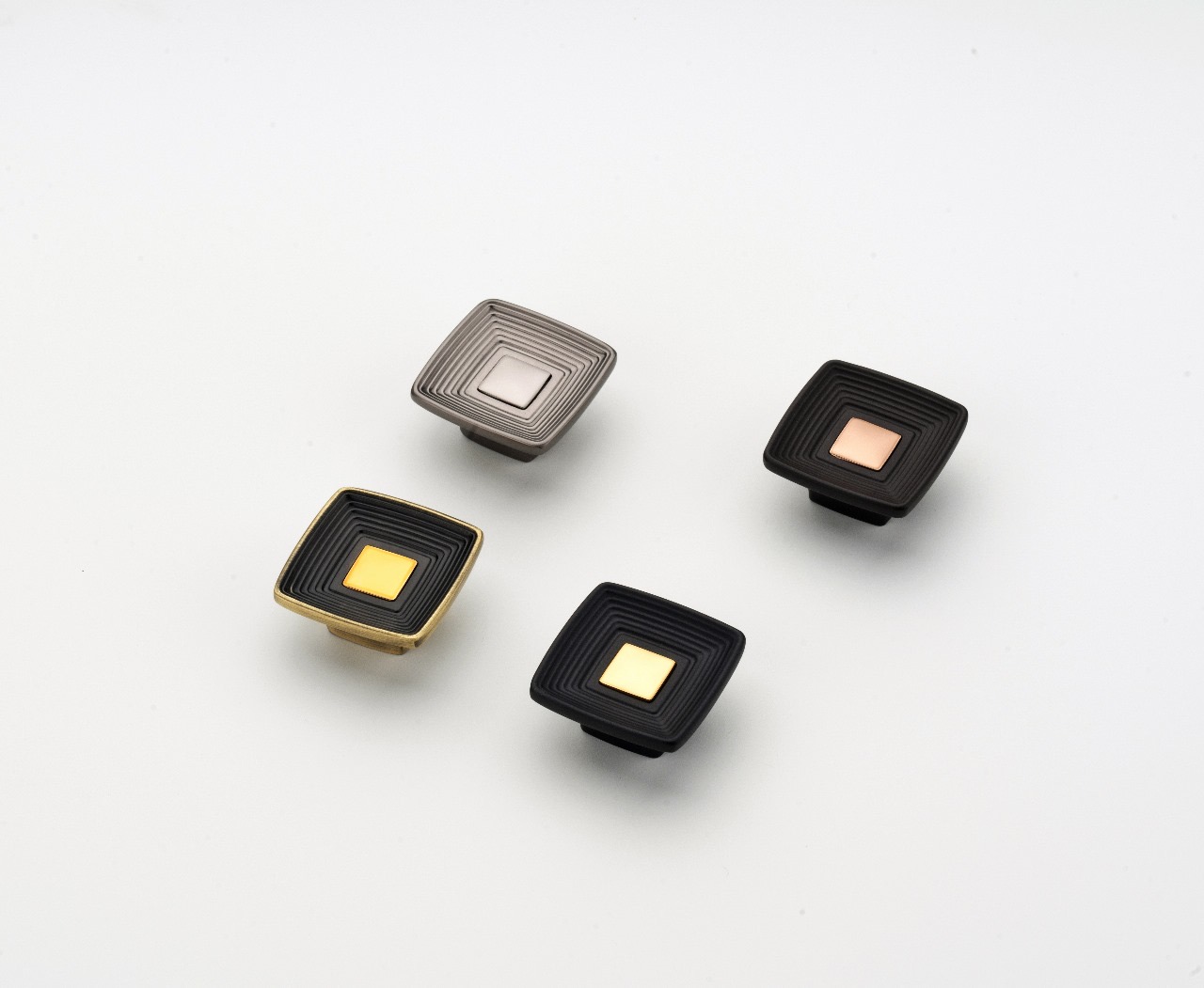 Premium Concentric Square Cabinet Knob — Hardware — SIDDHI