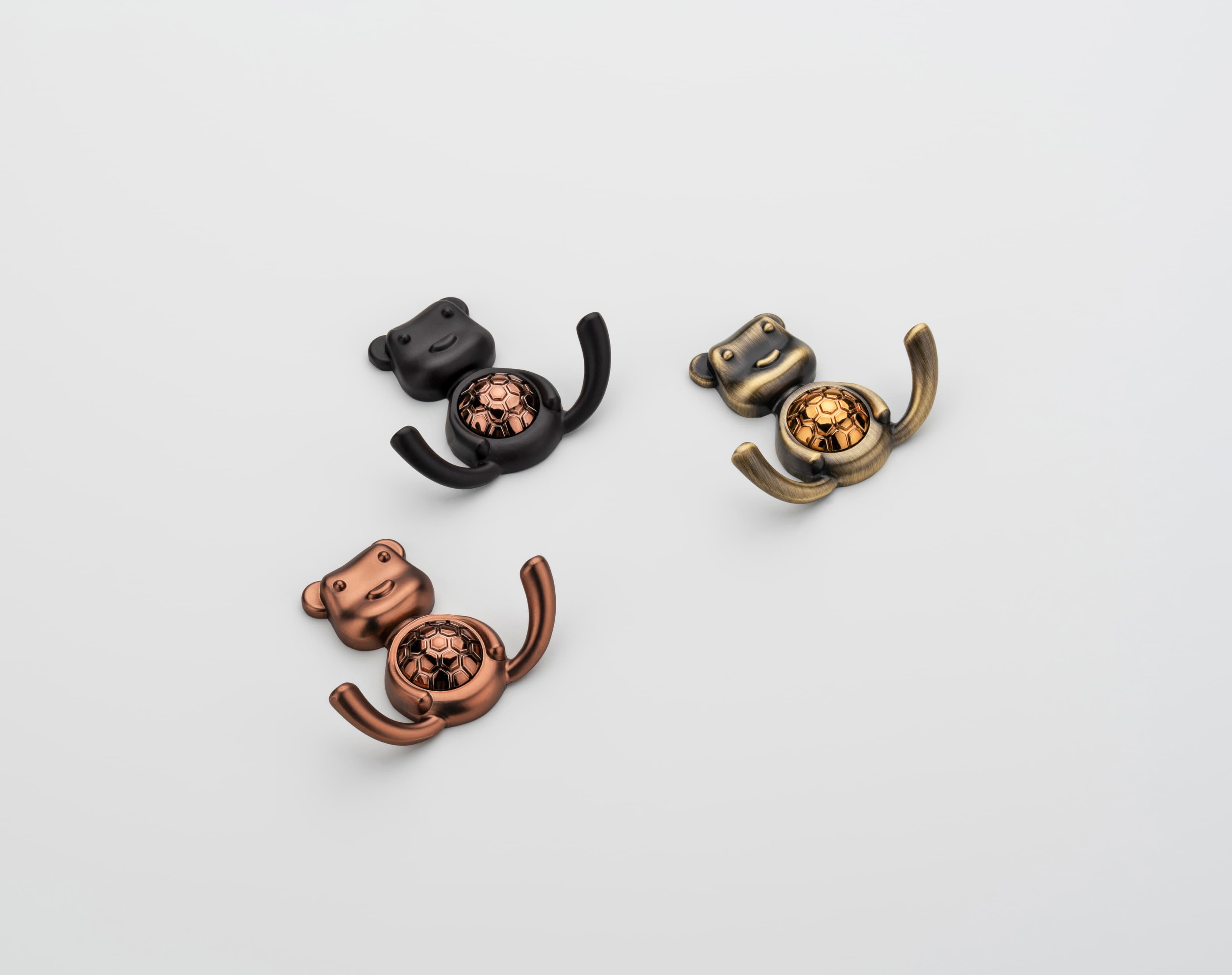Premium Bear Double Coat Hook — Hardware — SIDDHI