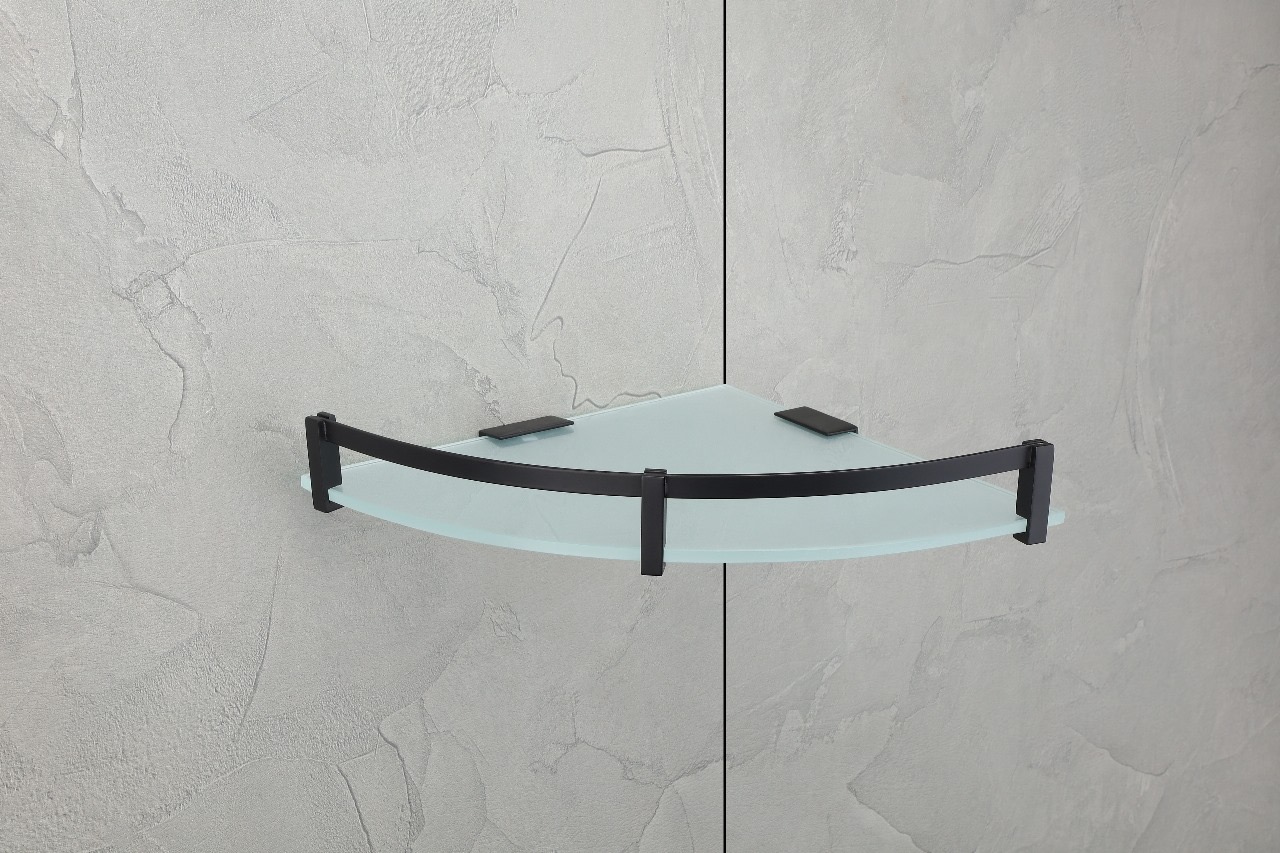 Premium Corner Glass Shelf — Hardware — SIDDHI