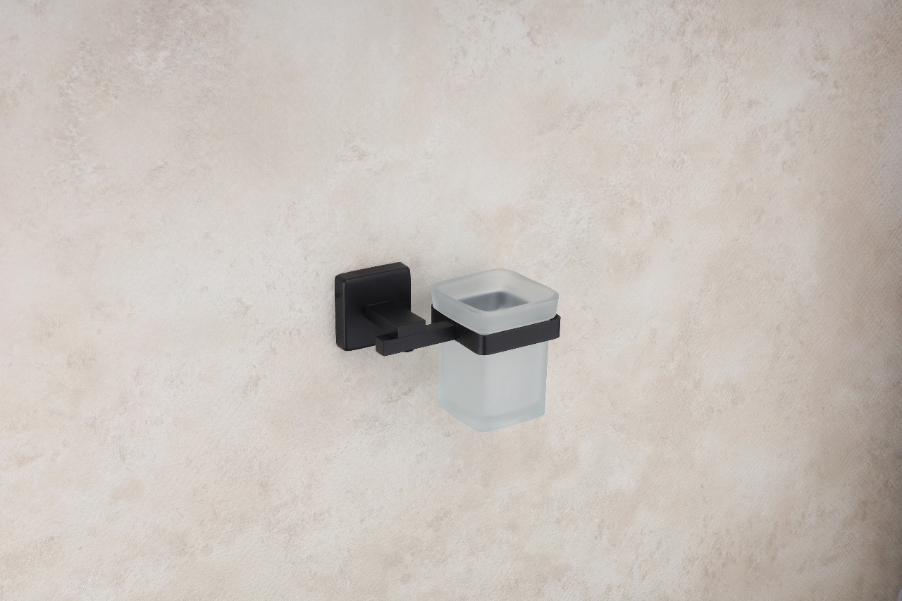 Premium Square Wall-Mounted Tumbler Holder — Hardware — SIDDHI
