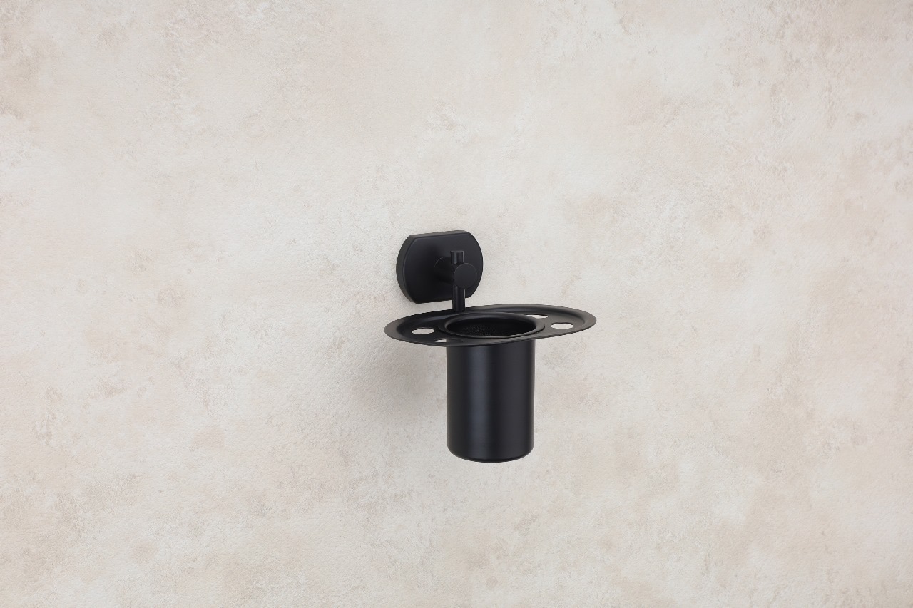 Premium Wall-Mounted Toothbrush & Tumbler Holder — Hardware — SIDDHI