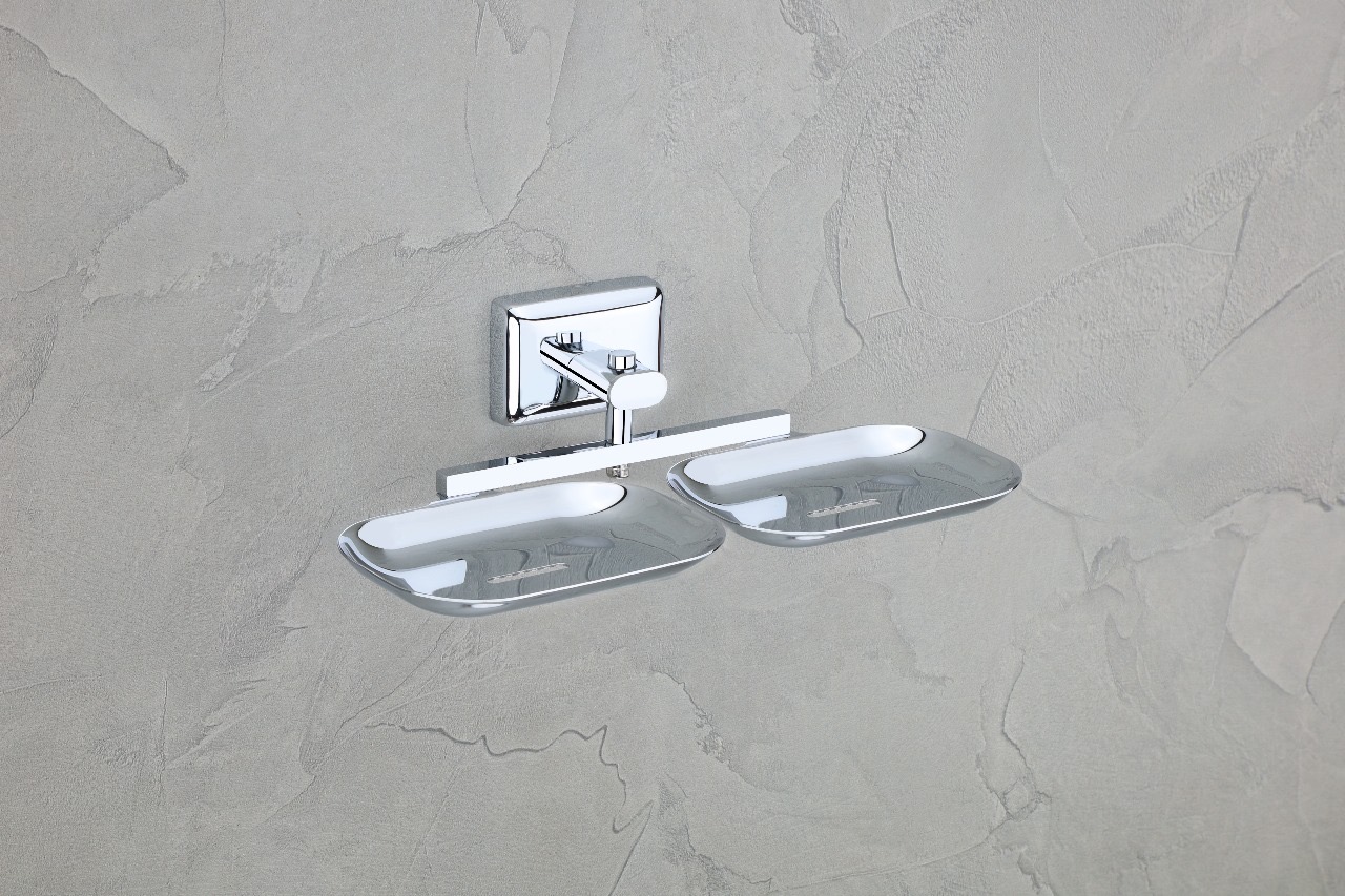 Premium Double Soap Dish Holder — Hardware — SIDDHI