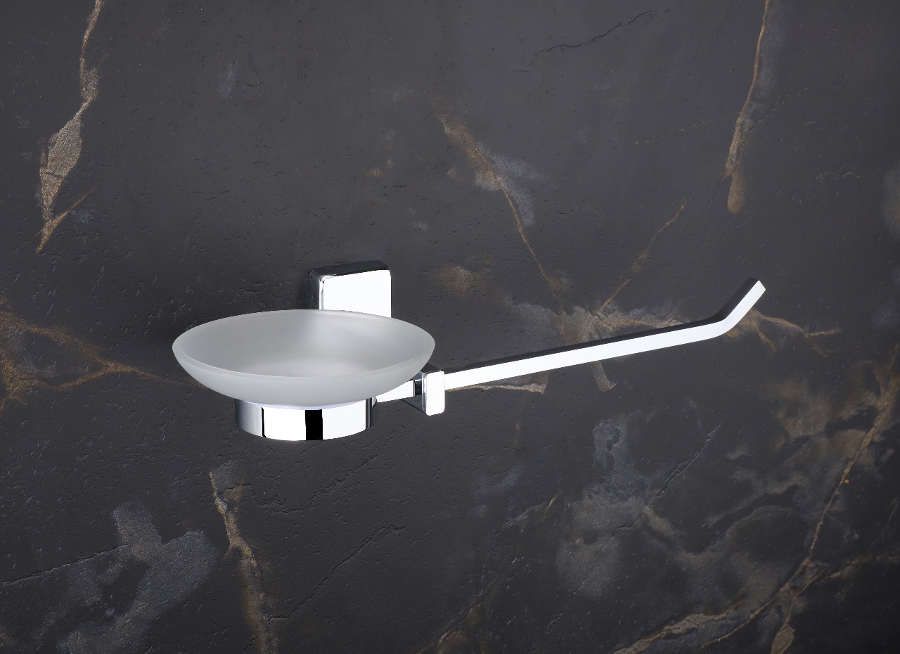 Premium Wall-Mounted Soap Dish with Towel Holder — Hardware — SIDDHI