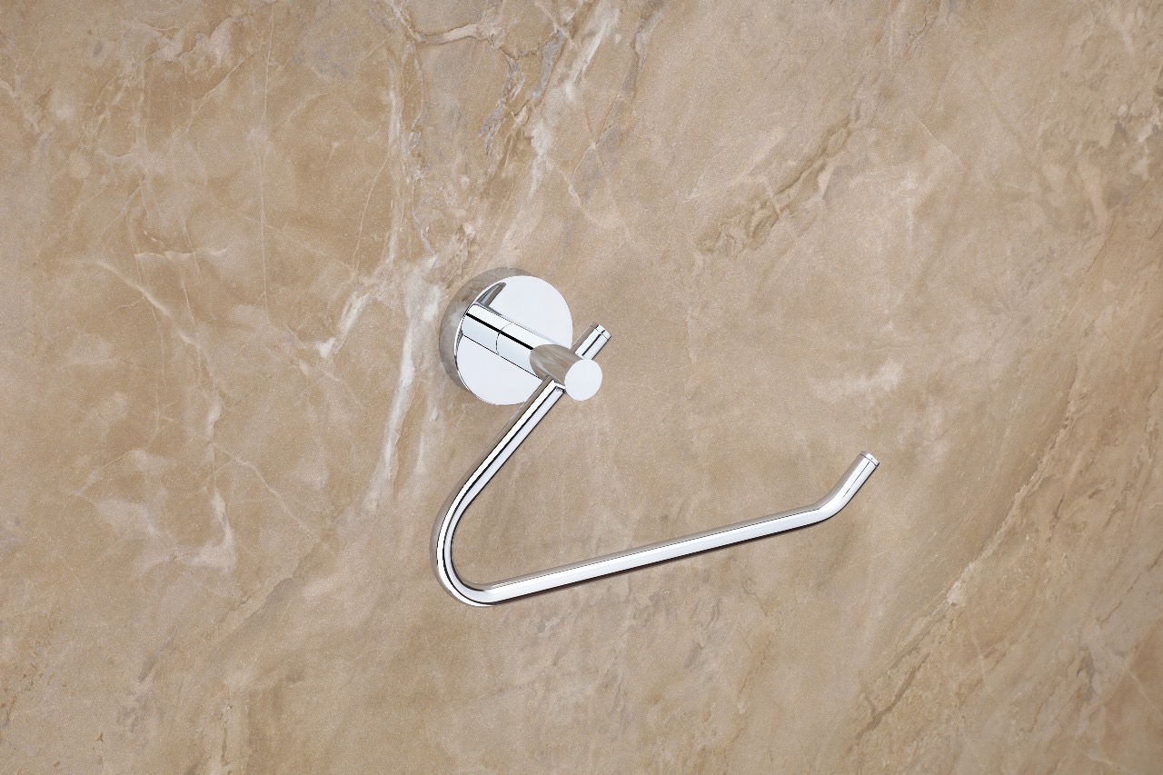 Premium Chrome Open Toilet Paper Holder — Hardware — SIDDHI