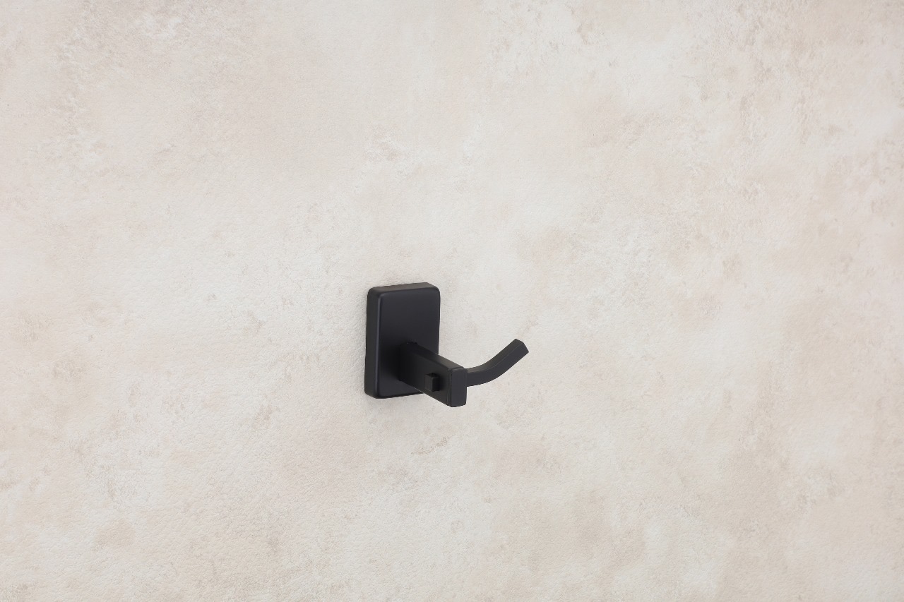 Premium Wall Hook – Matte Black Finish — Hardware — SIDDHI