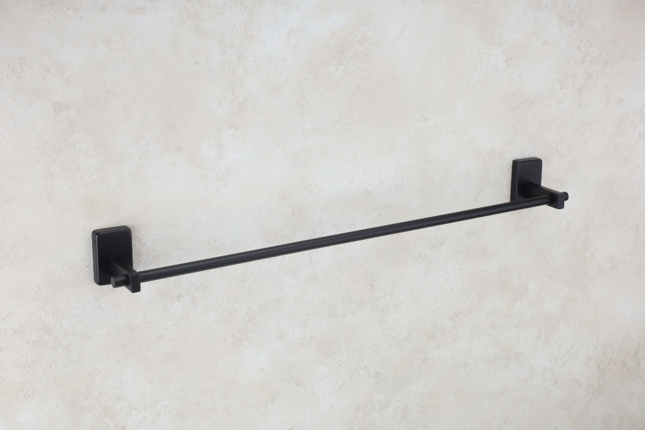 Premium Matte Black Towel Bar  — Hardware — SIDDHI