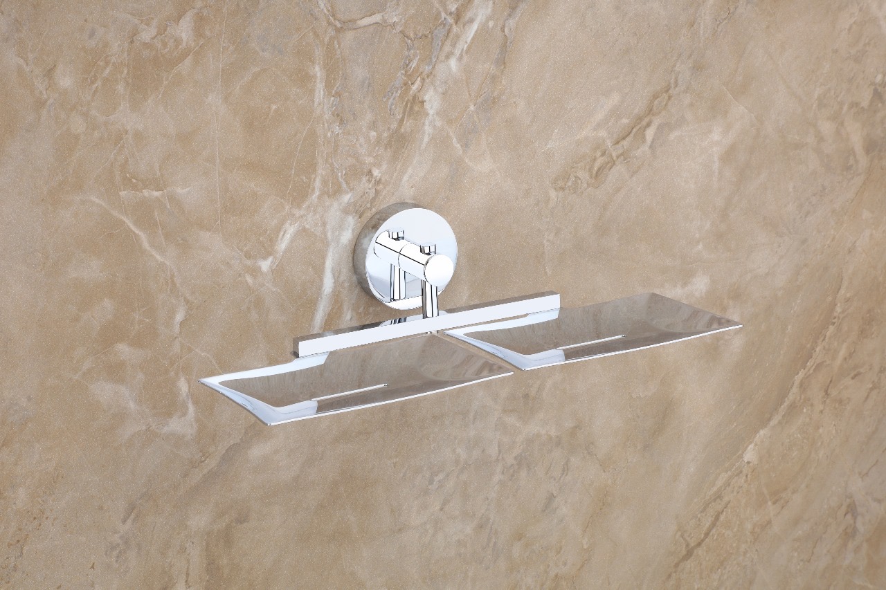 Premium Double Soap Dish  — Hardware — SIDDHI