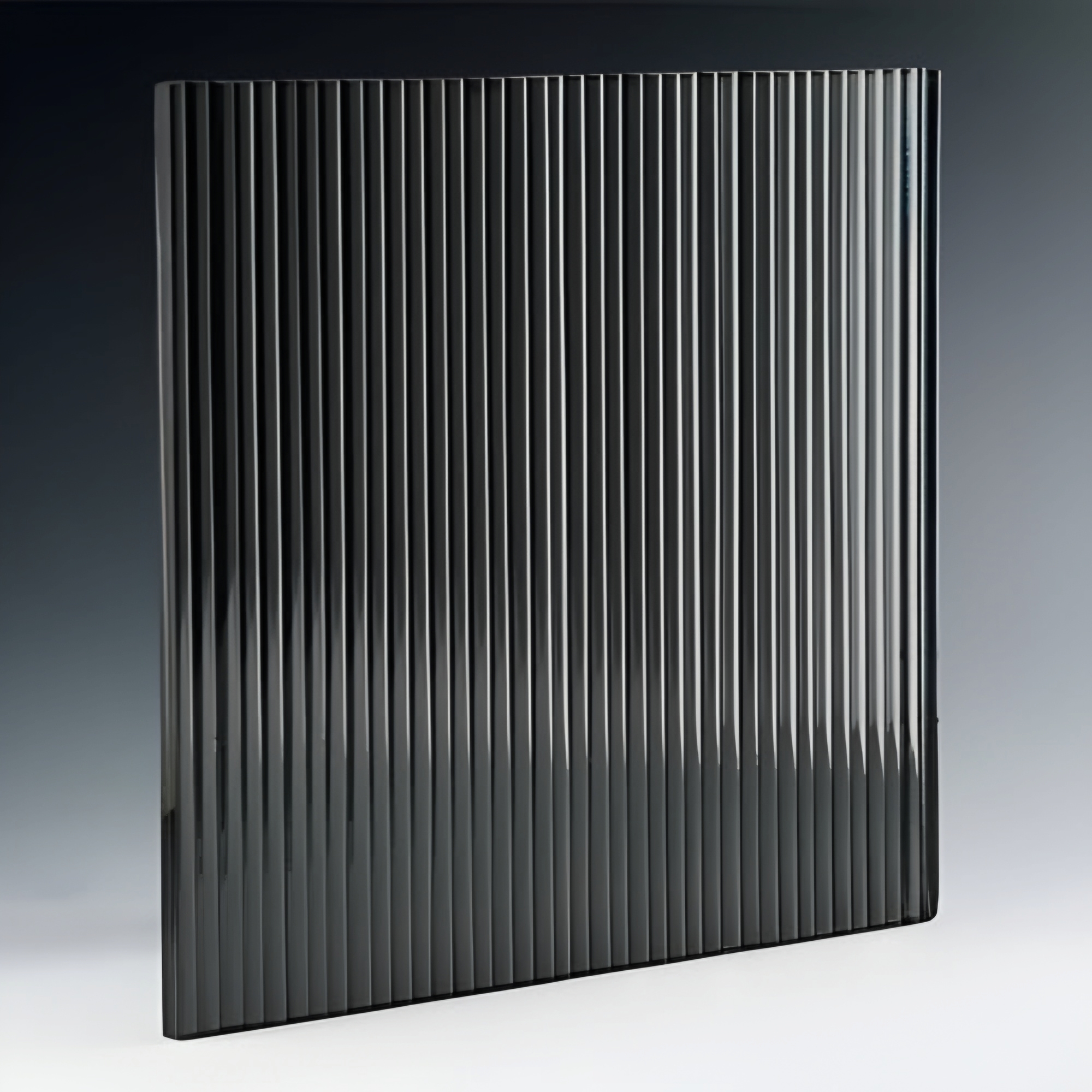 Black Fluted Glass — Glass — SIDDHI