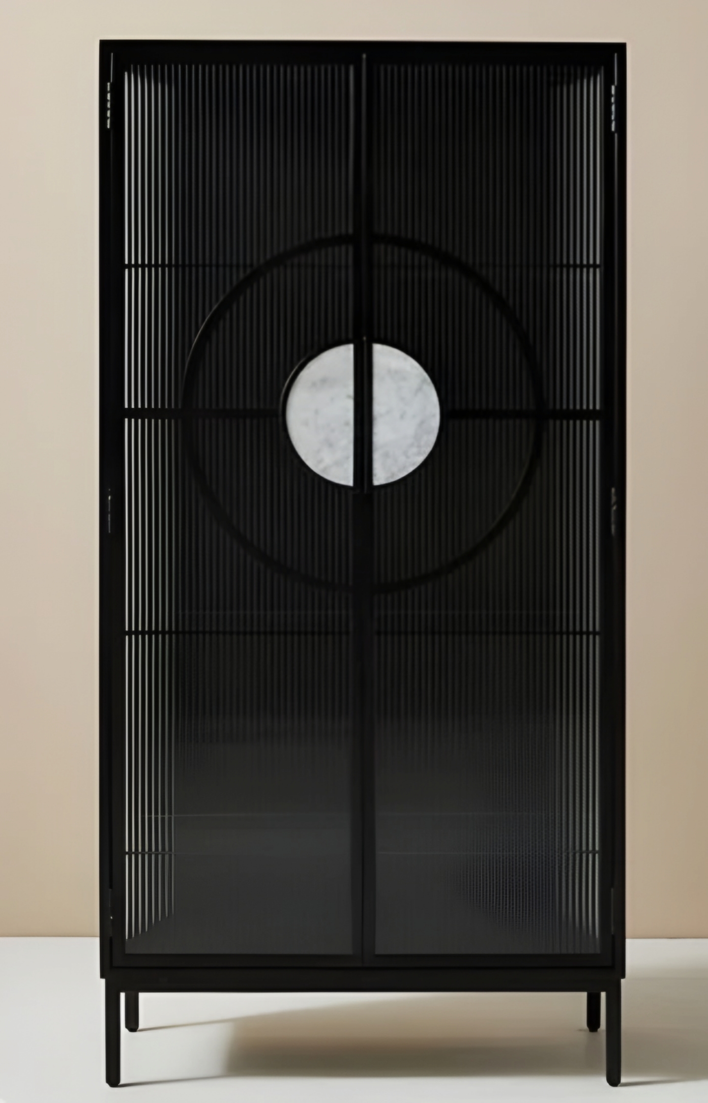 Black Fluted Glass view 4