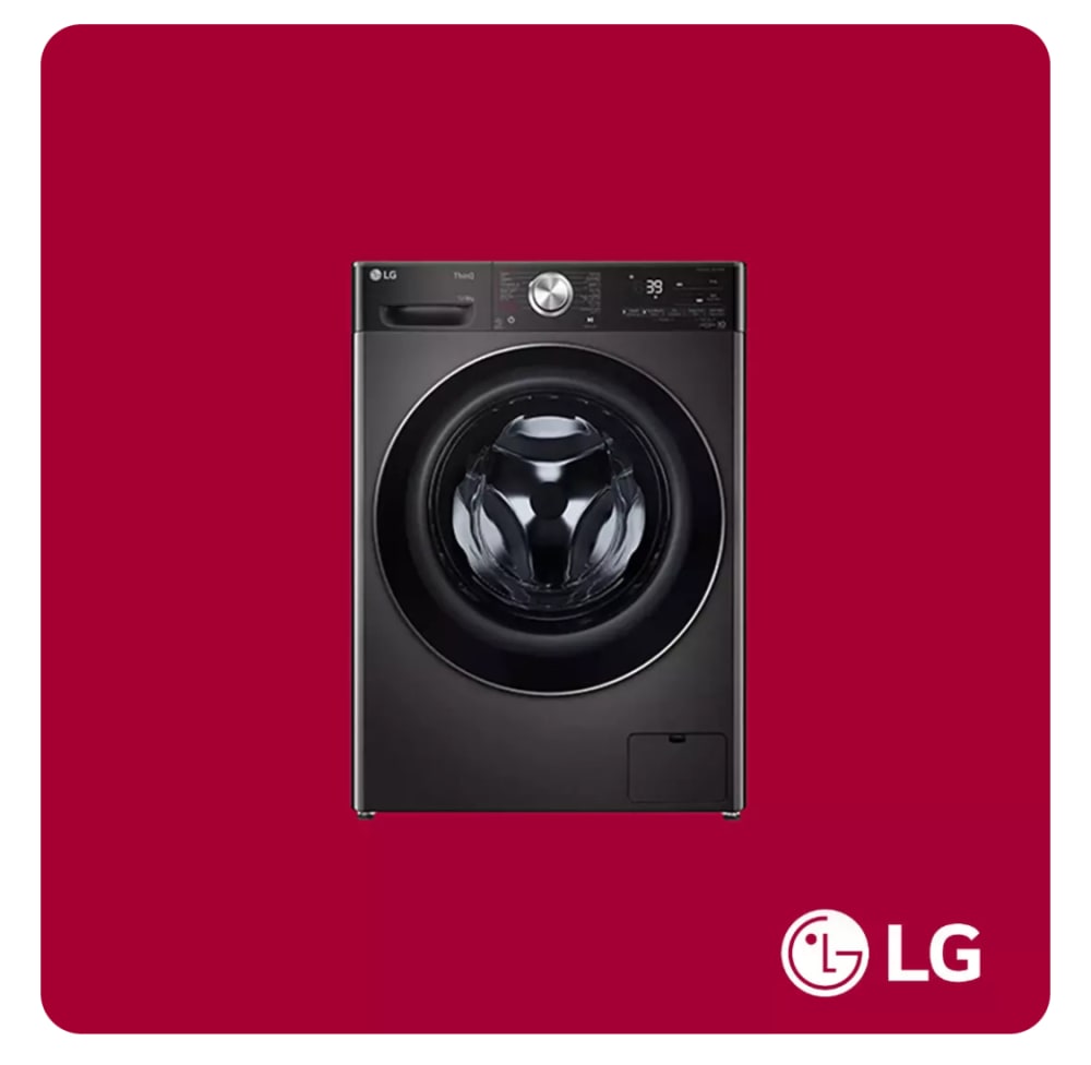 LG WM 4V9BCP2EE (W/D 12/8)