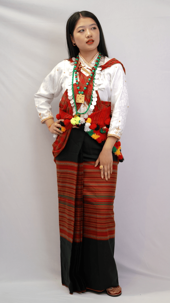 Tamang Lungi Style Cultural Dress | Ekata Japan