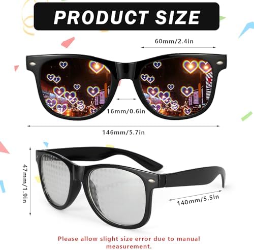 Vue 2 de Pcs Lunettes De Diffraction