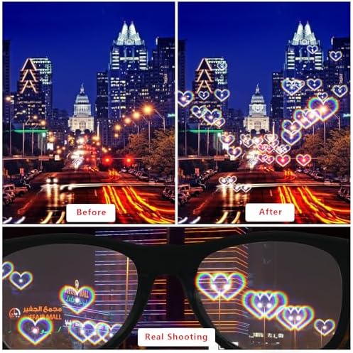 Vue 4 de Pcs Lunettes De Diffraction