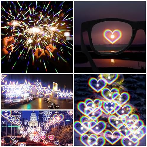 Vue 5 de Pcs Lunettes De Diffraction