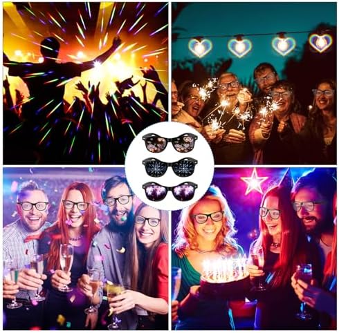 Vue 6 de Pcs Lunettes De Diffraction