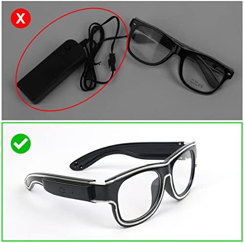 Vue 4 de Ainiv Lunettes Lumineuses Sans