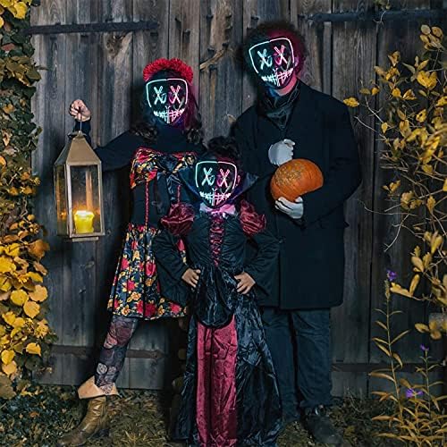 Vue 4 de Masque Dhalloween Led