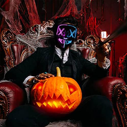 Vue 5 de Masque Dhalloween Led