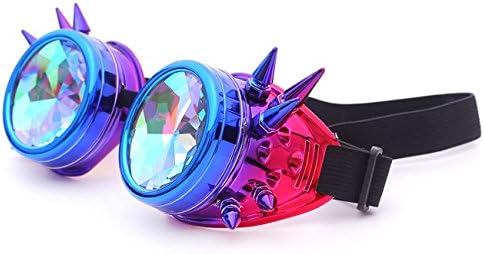 Vue 3 de Dodoing Lunettes Kaleidoscope Steampunk