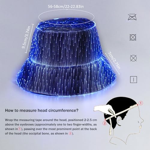 Vue 5 de Chapeau Cloche Led