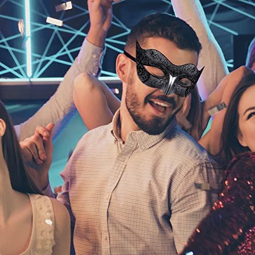 Vue 5 de Masque Venitien Couple Masque