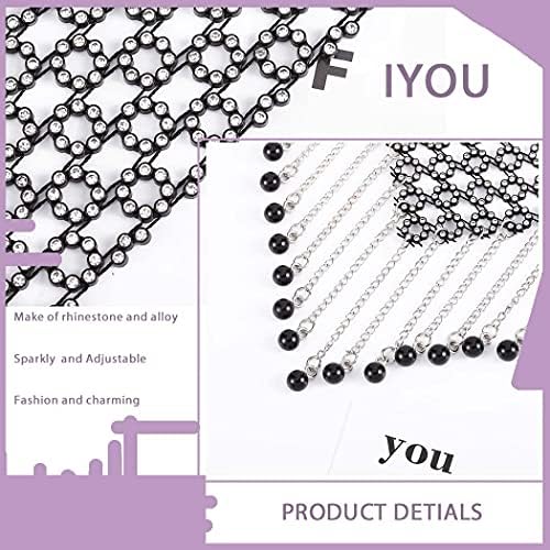 Vue 7 de Bling Cristal Engrener Masque