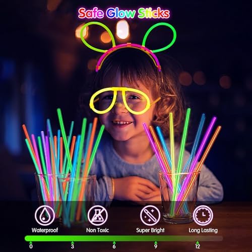 Vue 3 de Mossndar Bracelet Fluorescent Lumineuxpcs