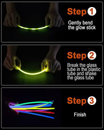 Vue 6 de Carehabi Batons Lumineux Party