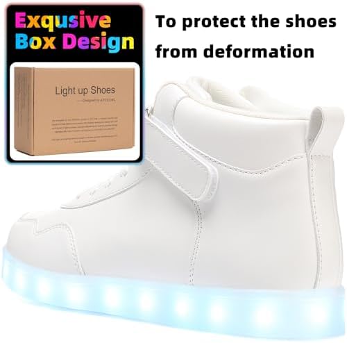 Vue 5 de Baskets Unisexes Rechargeables Led