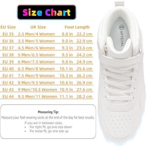 Vue 6 de Baskets Unisexes Rechargeables Led