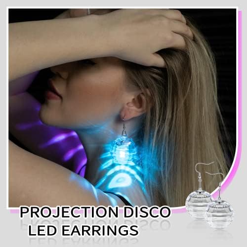 Vue 5 de Boucles d'Oreilles Led Boule