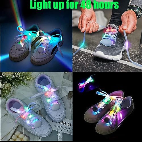 Vue 6 de Paires Lacets Lumineux Led