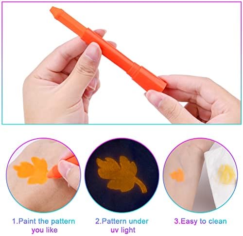 Vue 4 de Aoowu Peinture Fluorescents Uv