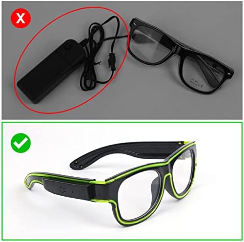 Vue 4 de Lunettes Lumineuses Sans Fil