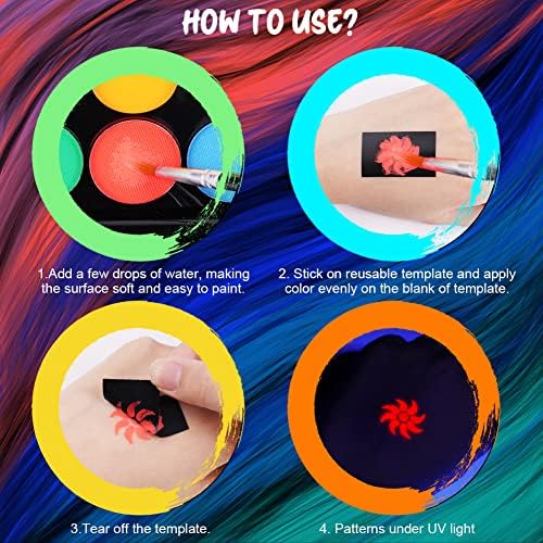 Vue 6 de Uraqt Peinture Corporelle Fluo