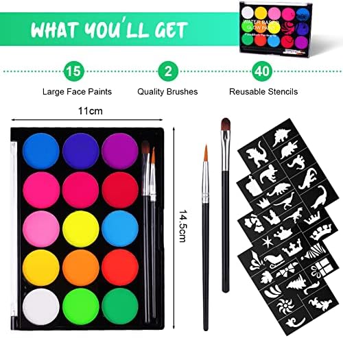 Vue 7 de Uraqt Peinture Corporelle Fluo